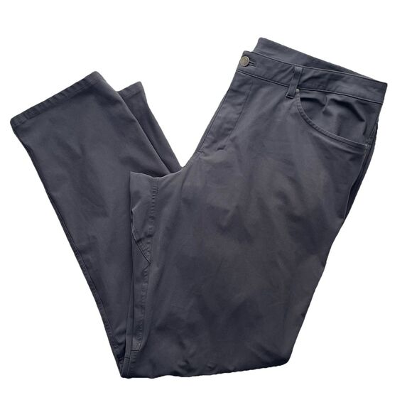 Lululemon ABC 5 Pocket Warpstreme Commuter Pants Men 38x32 Performance Golf Work - Picture 1 of 14